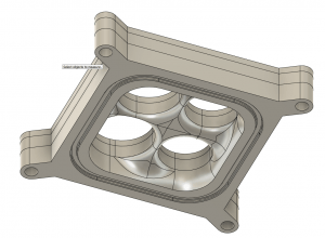 LuniLAB Carter Carburetor Spacer